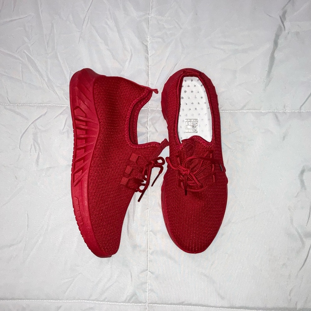 Womens Red Sneakers - Picture 6 of 6